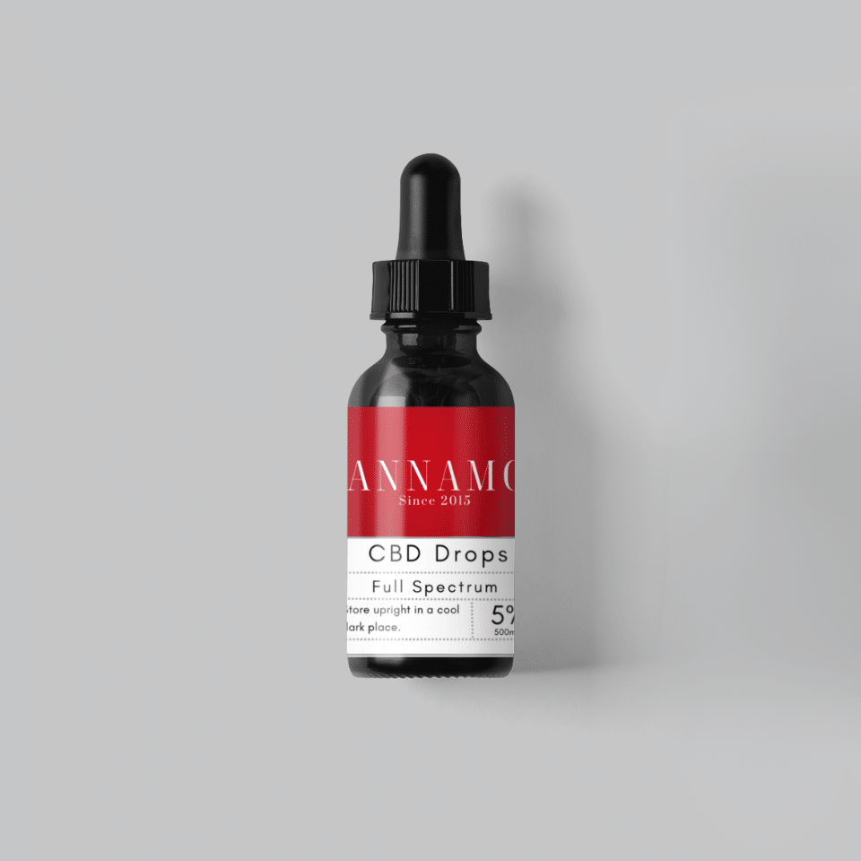 5% Premium CBD Olie (500 Mg Phytocannabinoids)